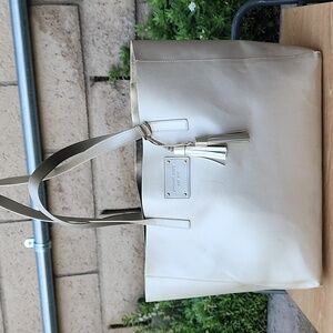 Michael Kors Champagne Metalic Gold Shopping Tote